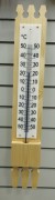 Термометр деревянный большой фасадный НП Дачный (76х13 см)